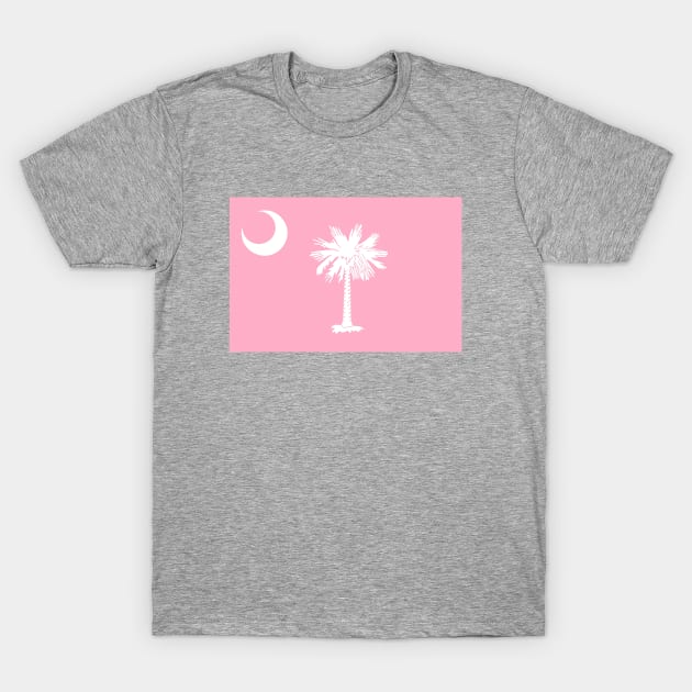 Flag of South Carolina - Pink T-Shirt by brigadeiro